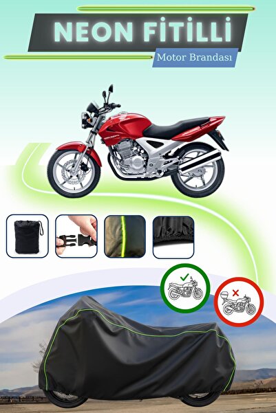 Cemku Cool قفل أسود قماش مجدّل حقيبة، لا يناسب دراجة هوندا CBX 250 تويستر ذات...