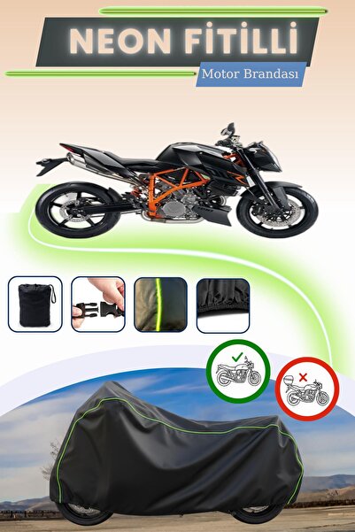 Cemku Cool أسود قماش مجدّل حقيبة، قفل غير متوافق مع غطاء محرك KTM 990 Super Duke
