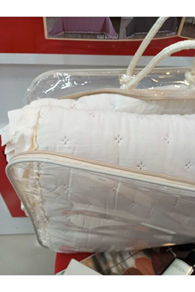 Çapa Home Tek Kişilik Premium Kalite 4 Mevsim Volanlı Yastık Kılıflı Oda Koku Hediyeli Yatak Örtüsü Battaniye