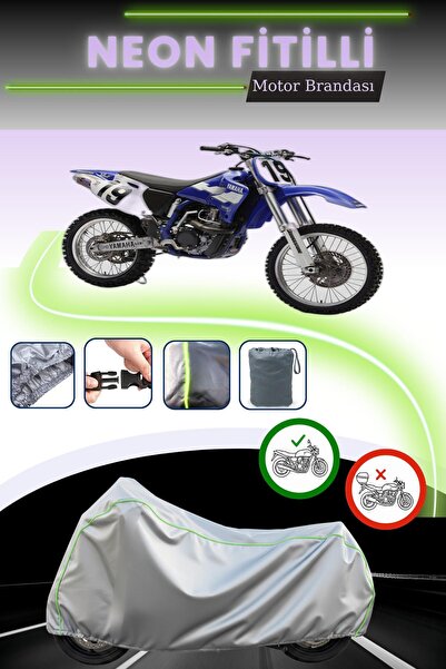 Cemku Cool غطاء محرك رمادي قماش مجدّل حقيبة من نوع كيلت يونيفرسال يناسب دراجة...