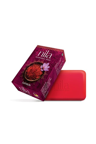 NİLA صابون الأيورفيدا بالزعفران 75 جرام (عبوة من 3 قطع)