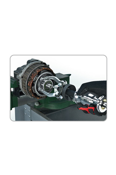 TOPTUL JGAI0502 sliding hammer kit, length 425 mm, with 3-jaw heads, intended for extraction