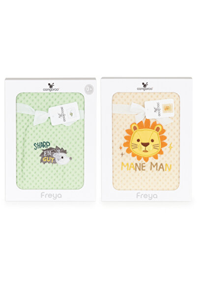 Cangaroo Set 2 bucati Păturică Bebe Cocolino 110x80 cm – Moale și Pufoasă, pentru Pătuț și