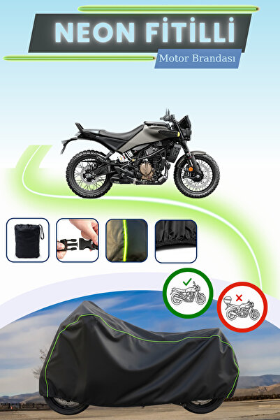 Cemku Cool غطاء محرك أسود متوافق مع نيون فيتيلي هوسكفارنا سوارتبيلين 125