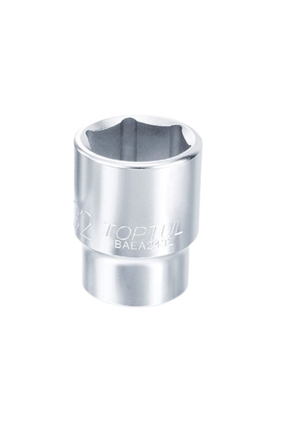 TOPTUL Cheie tubulara BAEA0810 TOPTUL, prindere patrat 1/4 inch, profil hexag...