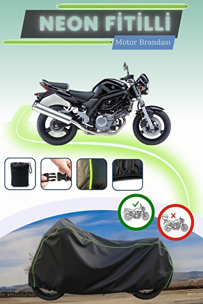 Cemku Cool غطاء محرك متوافق مع نيون فيتيل سوزوكي SV650A باللون الأسود