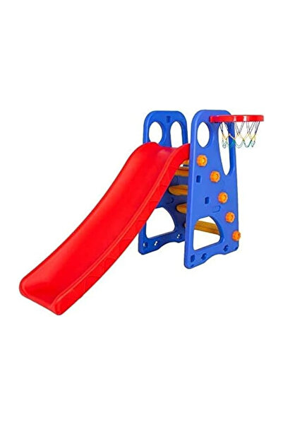 ALRWAD Children's garden slide, indoor and outdoor playground, slide set with basketball for children