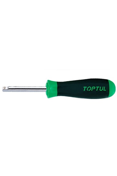 TOPTUL CAIP0816 handle, tubular screwdriver, 1/4 inch square drive, total length 165 mm, length