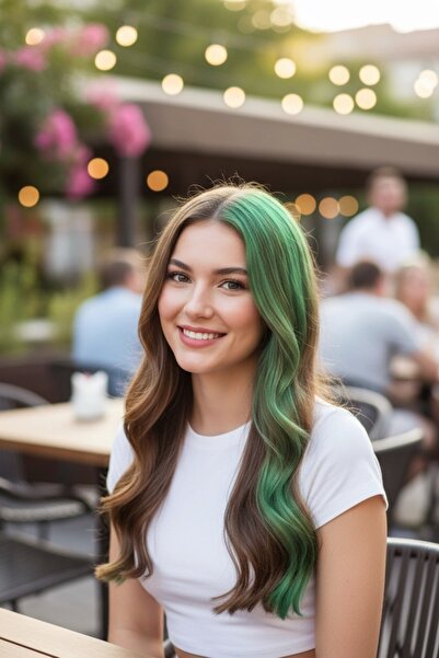 PRVT Yeşil Saç Tebeşiri – Geçici Renkli Saç Boyası