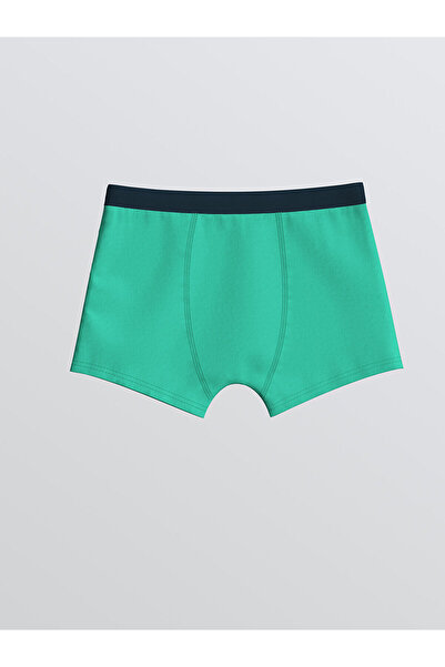 LC Waikiki Navy Blue Printed Boys' Boxers 3 Pieces