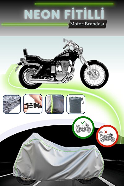 Cemku Cool غطاء محرك سوزوكي LS 650 سافاج باللون الرمادي قماش مجدّل حقيبة مع ق...