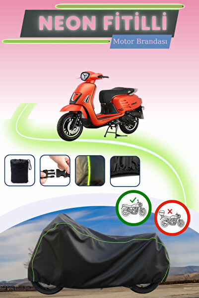 Cemku Cool غطاء محرك متوافق مع نيون فيتيلي أباتشي ترو 50 من بلاك ليكت