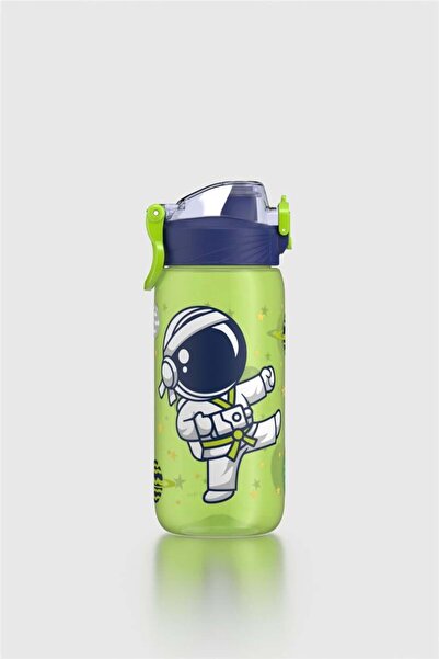 Renga Wave Patterned 530 ml Children's Water Bottle 912169 Green