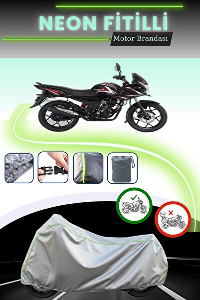 Cemku Cool قماش دراجة نارية متوافق مع نيون فيتيل باجاج ديسكفر 150 إف باللون ا...