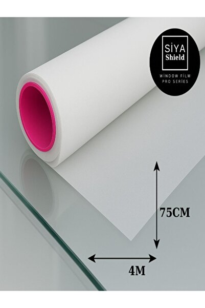 SİYACF 75 CM X 4 METRE Buzlu Cam Filmi- Ev Ofis & Banyo Kullanımına Uygun