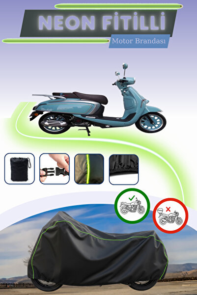 Cemku Cool غطاء محرك متوافق مع نيون فيتيل موتولوكس ماكياتو 50 باللون الأسود