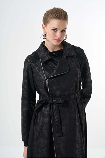 MissWhence Suede Overcoat