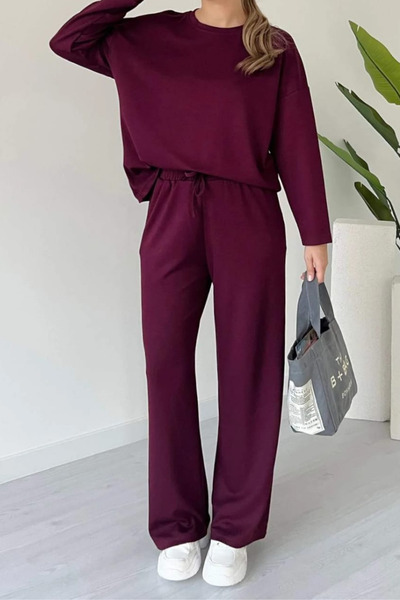 Balenbi Women's Crew Neck Long Sleeve Modal Set 1109
