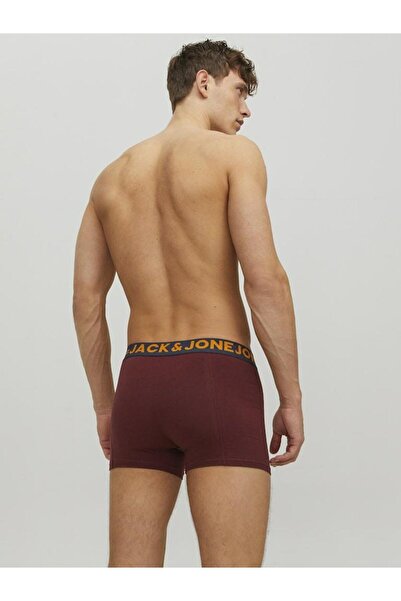 Jack & Jones Jaclıchfield Trunks 3 Pac Claret Red férfi boxer