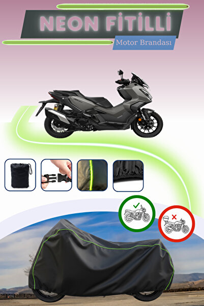 Cemku Cool غطاء محرك متوافق مع نيون فيتيل فيوج إس آر 4 ماكسي 350 باللون الأسود