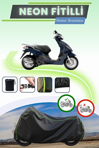 Cemku Cool قماش محرك متوافق مع نيون فيتيلي لدراجة بياجيو ليبرتي 200 باللون ال...