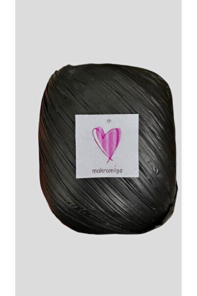 Makromİps Premium (100 Gr) Synthetic Polyester Raffia Paper Thread Basement Leather Look Milano Equivalent Bag Thread