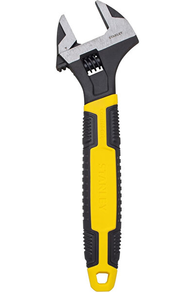 Stanley Bi-material adjustable wrench, 250 mm/10 in