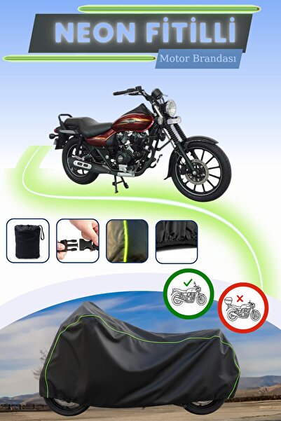 Cemku Cool غطاء محرك متوافق مع نيون فيتيلي باجاج أفينجر ستريت 150 باللون الأسود