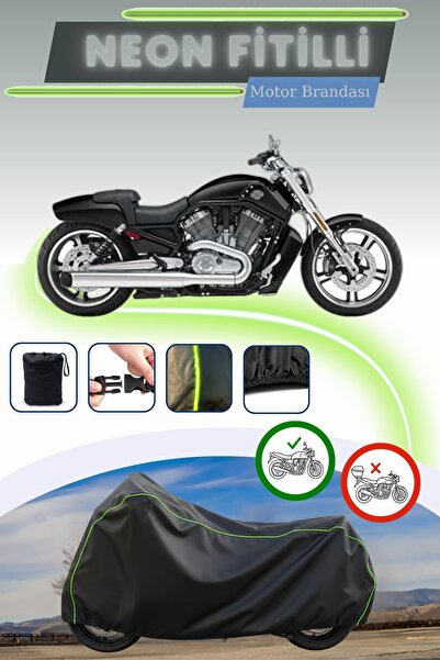 Cemku Cool غطاء محرك أسود قماش مجدّل حقيبة من نوع Kilit Uyumsuz لدراجات هارلي...