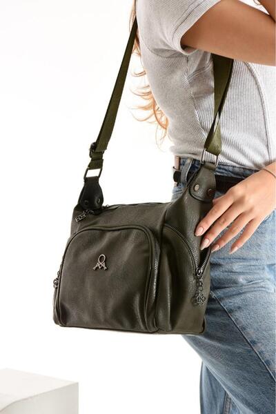 Baginn Women's Messenger Bag Crossbody Faux Leather Shoulder Bag 32*22 cm Mega Daily Shoulder Bag