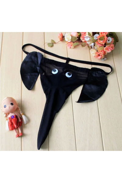 Star Fashion Funny men's briefs, with a trumpet, elephant style, OneSize