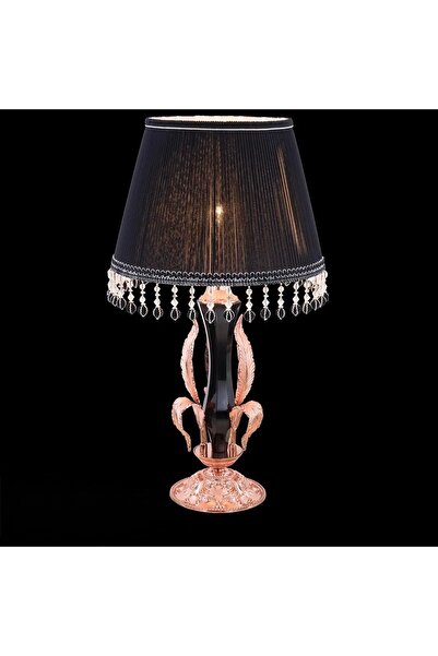 MOD10 Kristalli Cam Seramik Masa Lambası | Pirinç Döküm Eskitme Abajur (E27) ...