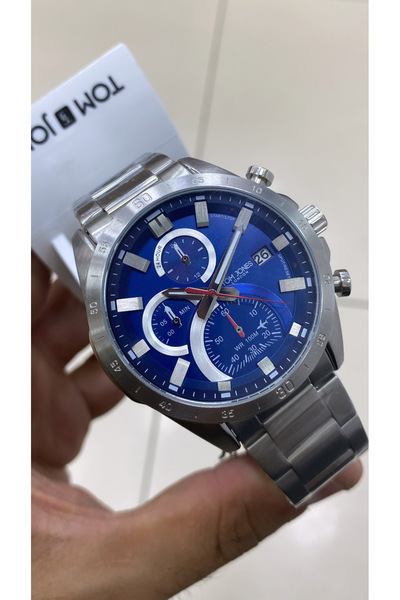 Tom Jones London Çelik Takvim Fosforlu Erkek Kol Saati Klasik&Spor