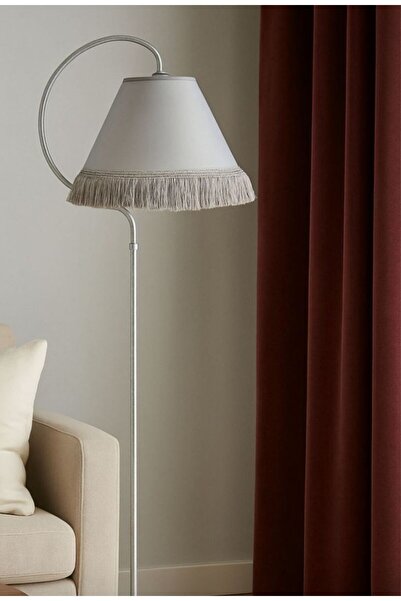 VENON Lambader + Tekli Sarkıt -- Çise Set Siyah Gümüş Patine Abajur GRİ Şapka Bohem Tarzın Modern Hali