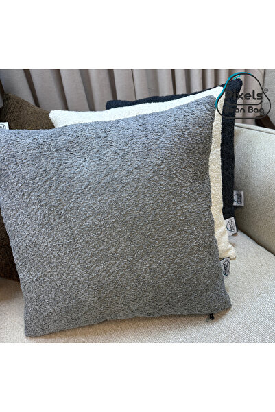 PixelsBeanBag Pixel Bean Bag Square Boucle Cushion Cover 45x45 cm (without filling)
