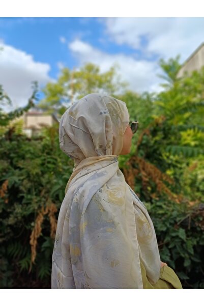 SK Scarfs Pamuk Vual Kumaş Çiçek Desen Şal