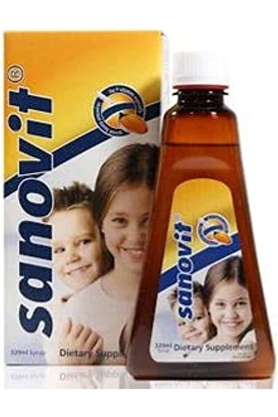Vitamin شراب سانوفيت، مكمل غذائي للأطفال، مُنشِّط للشهية، بنكهة البرتقال، 320 مل