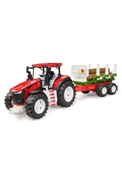TOYFEST Bruder Kütük Taşıyan Römorklu Traktör 03453