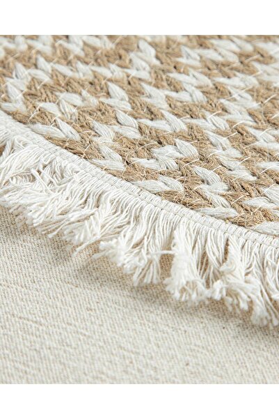 English Home Rolena 50% βαμβάκι 50% γιούτα Σετ 2 τεμαχίων American Service 35 cm Κρέμα (15.09.2025)