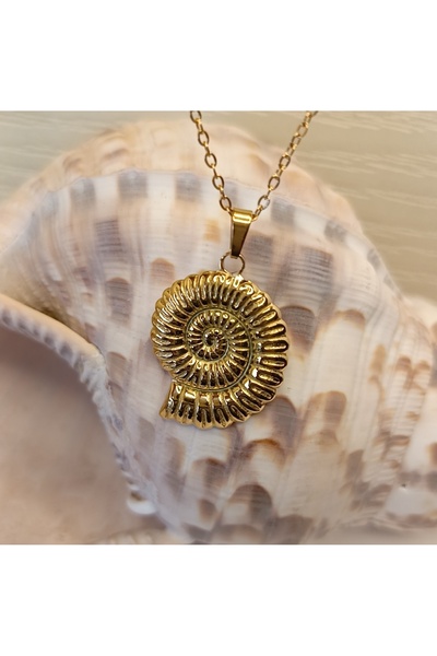 QERMA قلادة صدف البحر هدية رأس السنة الجديدة