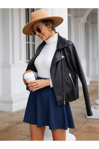 KİM Kİ O Жіночі спідниці з високою талією - з воланами Весна/Ідеальна, універсальна мода | Спідниці з воланами |