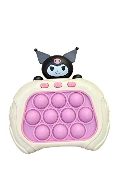alpmodel Kuromi Işıklı Elektronik Popit Quick Push Konsol Eğitici