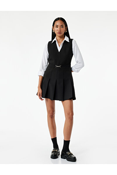 Koton Siyah Kadın Elbise 6Wak80059Uw