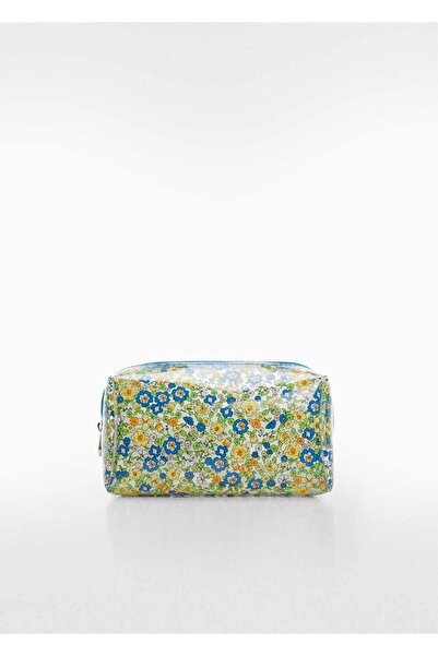 MODİNOVA Mango Floral Transparent Cosmetic Bag