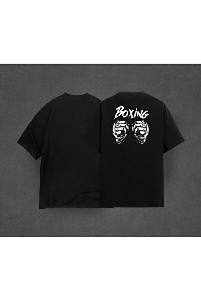 morwexx تي شيرت قطني 100% مطبوع عليه ملاكمة مقاس كبير