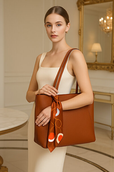 ESTUTE Luxury Large Leather-Look Shoulder Bag – Stylish & Spacious