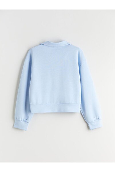 LC Waikiki LCW Kids Polo Yaka Kız Çocuk Sweatshirt