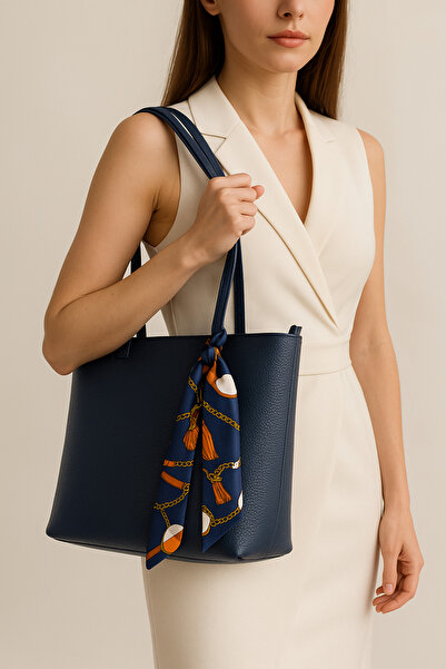 ESTUTE Lüks Büyük Boy Deri Görünümlü Omuz Çantası – Şık & Geniş Hacimli