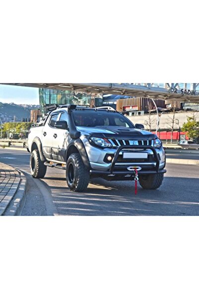 Genel Markalar Mitsubishi L200 2007+ Off Road Ön Tampon Koruma Demiri Siyah F...