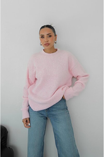 Havoş Light Pink Zane Soft Textured Sweater